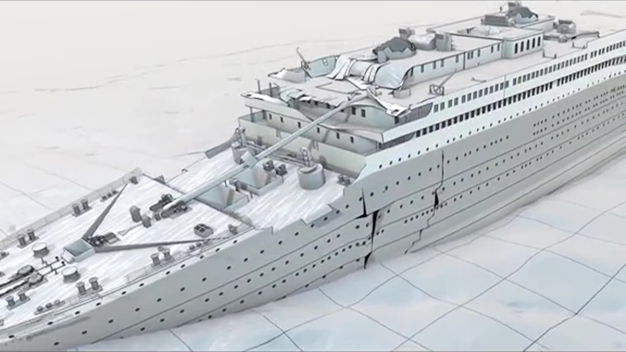 Titanic crashing reason