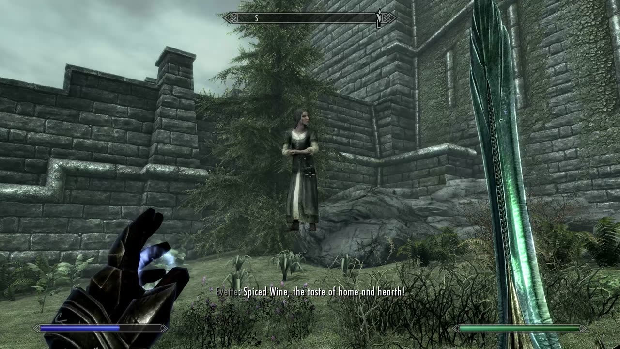 The Elder Scrolls V: Skyrim- floating lady.