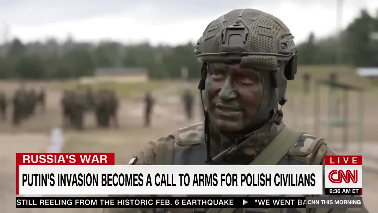 Polish teachers, farmers, bankers are joining the military. Here's why