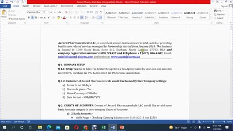 03_Company Info Settings