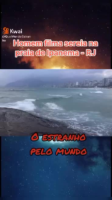 MAN FILMS MERMAID ON IPANEMA BEACH IN RIO (BRAZIL) WATCH THE VIDEO AND SHARE