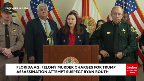 JUST IN: Florida AG Moody Announces Charges Against Trump Assassination Attempt Suspect Ryan Routh