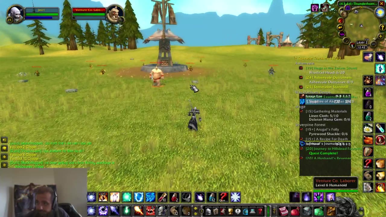 WoW Session 11 Druid levelling, Ashenvale, potentially Rune and Mage BFD