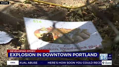 Explosion rocks downtown Portland food cart pod