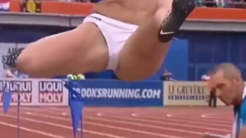 Funny women sport moment