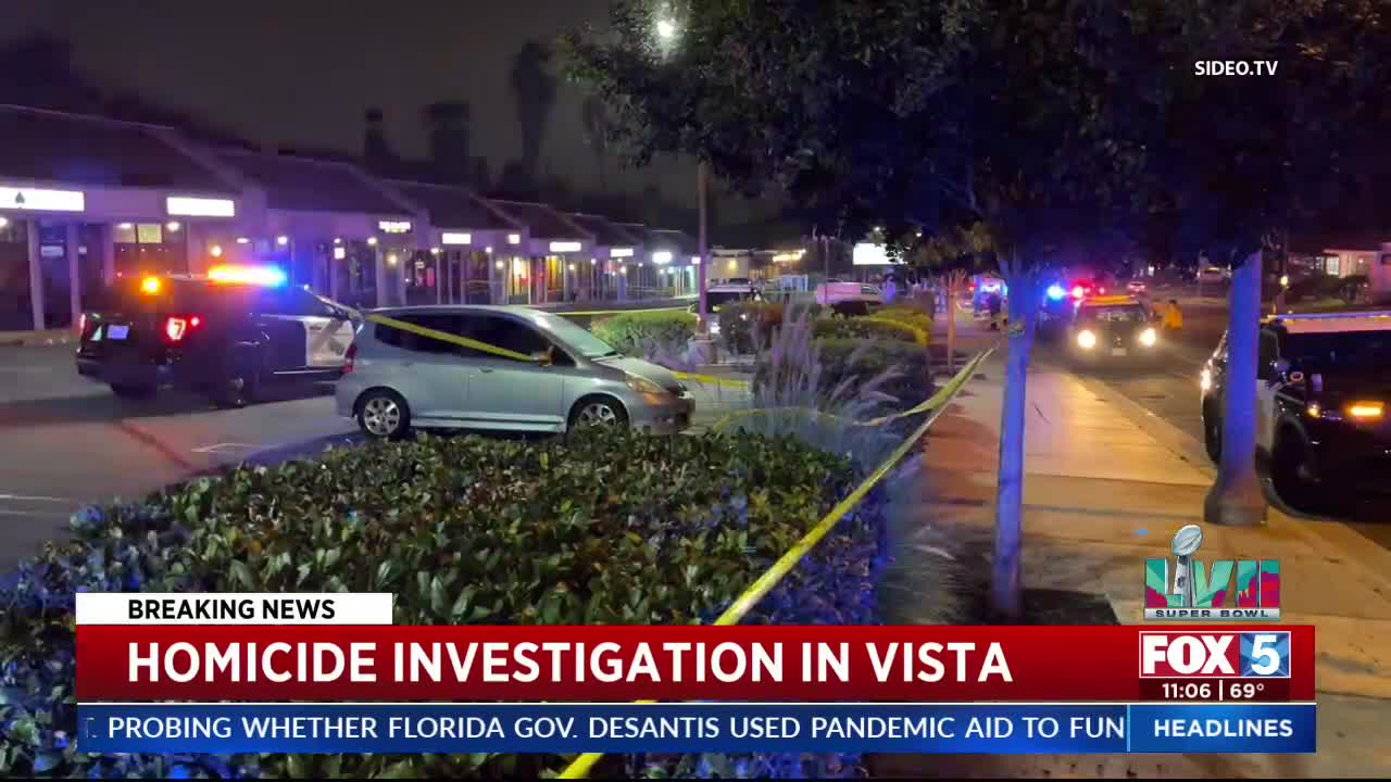 Homicide Investigation In Vista