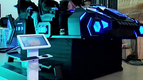 6-person VR cinema can be placed in major shopping malls, suitable for family experience