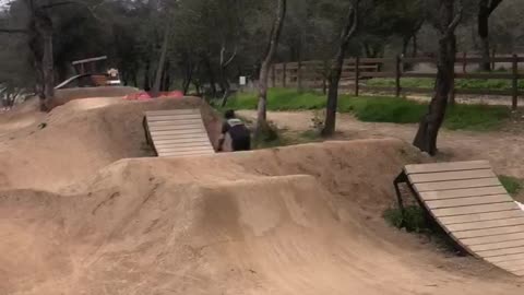 My Brother riding Auburn Bike Park Auburn, Ca