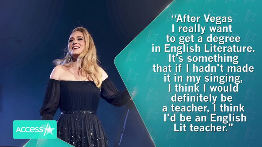 💐Adele Wants To Get Her English Literature Degree After💐 Las Vegas Residency💐