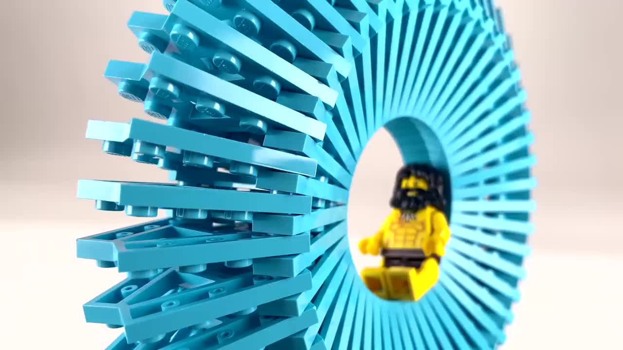 The magic of A-shape LEGO wedge plates