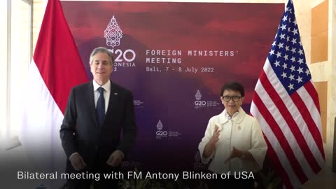 Highlights Bilateral Menlu RI during the G20 Foreign Ministers- Meeting