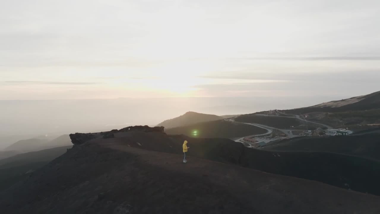 Outdoor aerial photography, Rocky Mountain scenery, USA