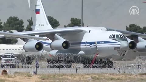 Russian planes at the Kabul airport