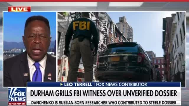 DURHAM PROBE - DAY THREE - Leo Terrell- The FBI is on trial today