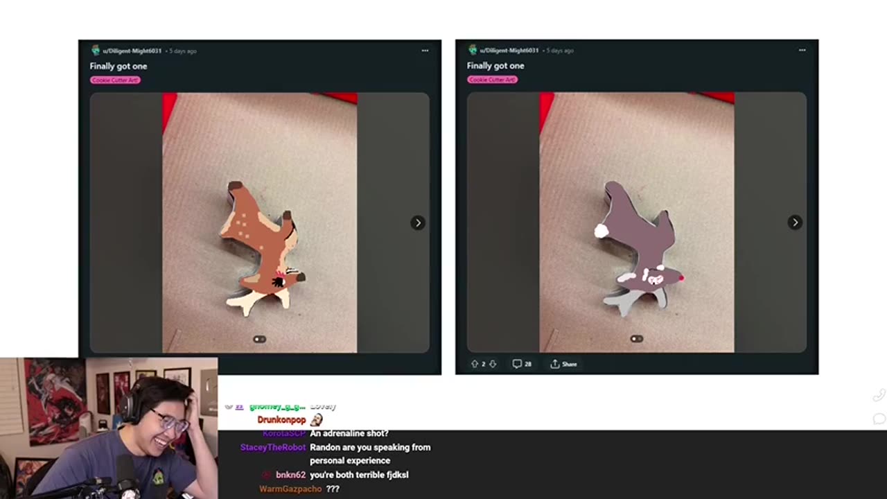 【Professor Lando | Randon Neuring】Cookie cutter reindeer