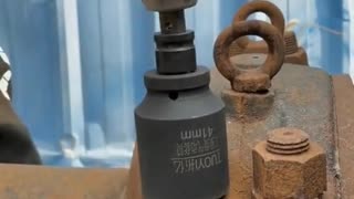 Remove rusty nut # tool