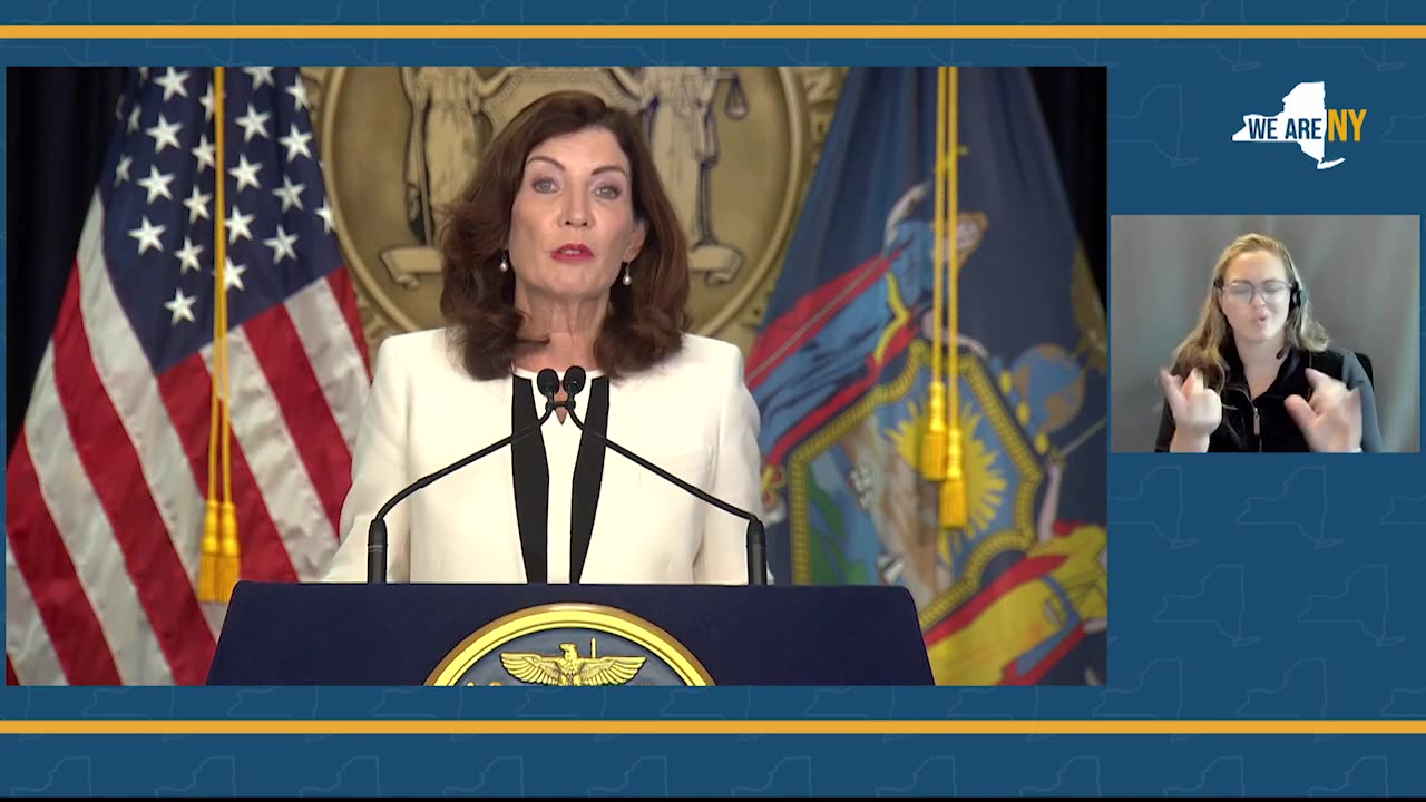 Bezorgdheid over de promotie van mRNA-injecties door de gouverneur van New York, Kathy Hochul.