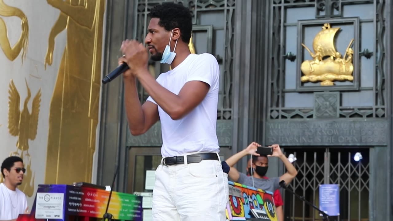 Jon Batiste grand army plaza