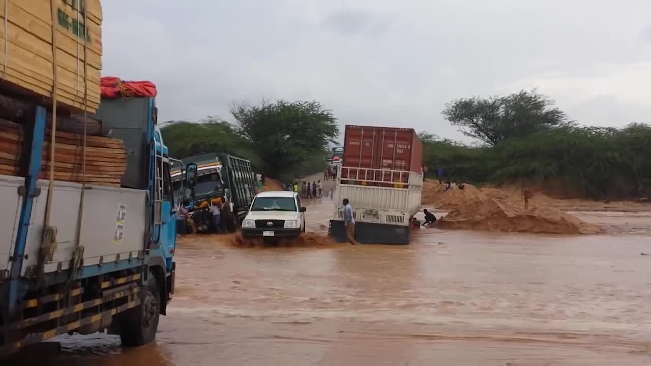 Crossing A River in Somaliland