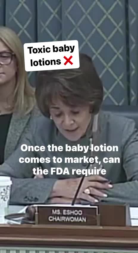 Toxic lotion. FDA