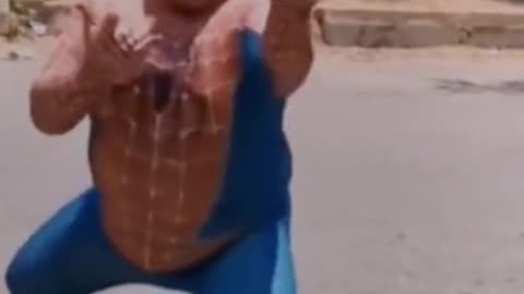 Funny spiderman prank