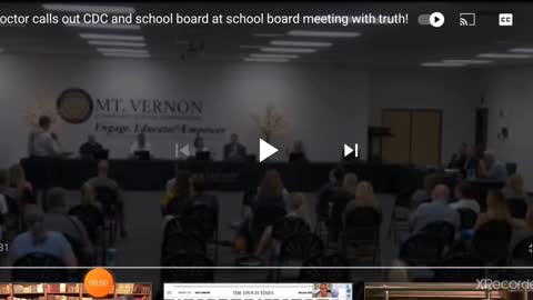 Mt. Vernon School Board Mtg