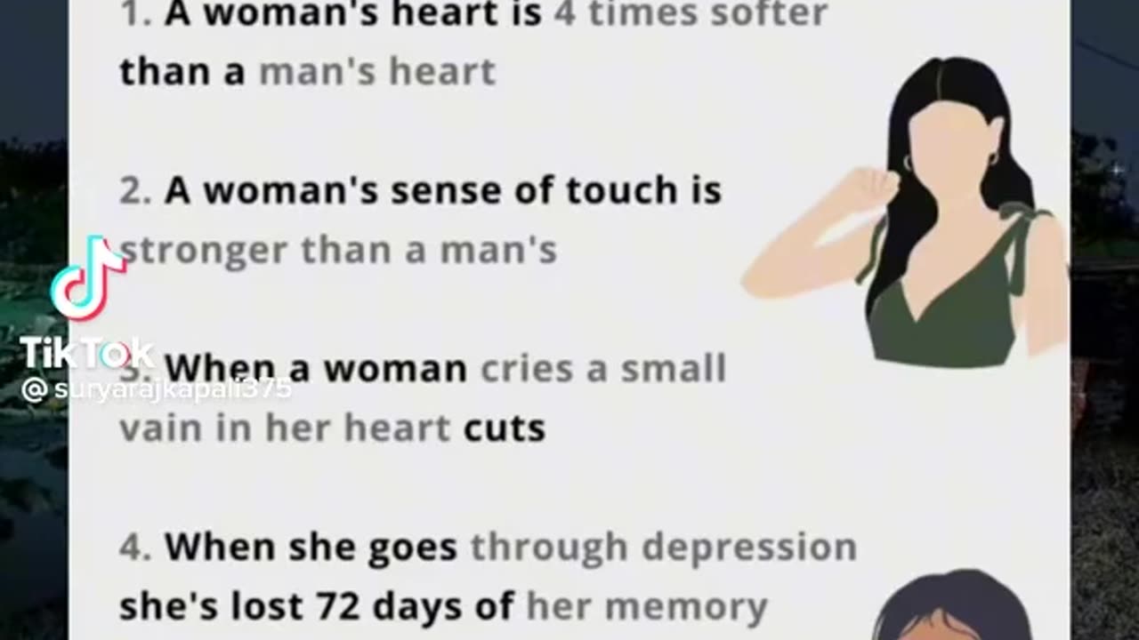 Facts about women