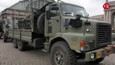 Ukraine will get 240 military trucks from Belgium.