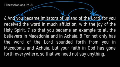 1 Thessalonians 1:1-10 // Signs of a Healthy Church