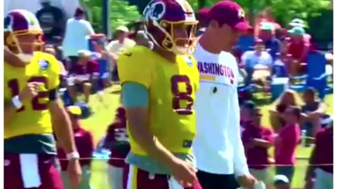 Nate Sudfeld Is Actually Brandon Jacobs?? Kirk Cousins & Nate Sudfeld Mic'd Up At Training Camp! 😂