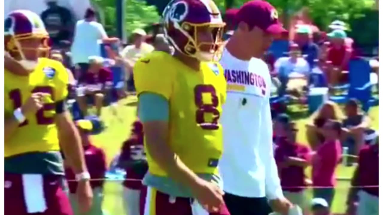 Nate Sudfeld Is Actually Brandon Jacobs?? Kirk Cousins & Nate Sudfeld Mic'd Up At Training Camp! 😂