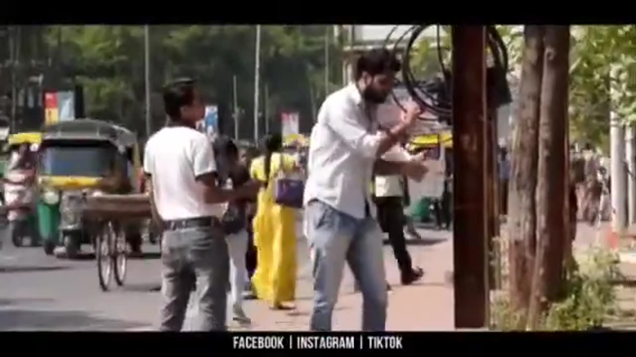 Funny electric shock indian prank