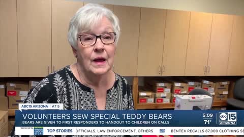 Volunteers needed to sew thousands of teddy bears for kids in crisis