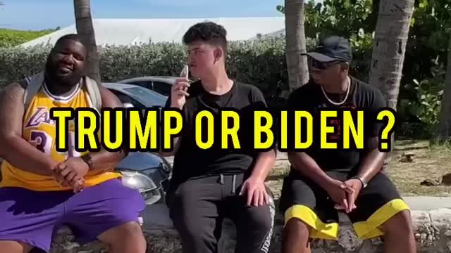 Americans answer Trump or Biden 😂