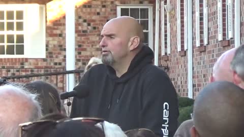 Fetterman Humiliates Himself, Can't Pronounce "Race" Correctly During Speech