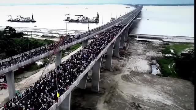 Padma Bridge in Bangladesh.