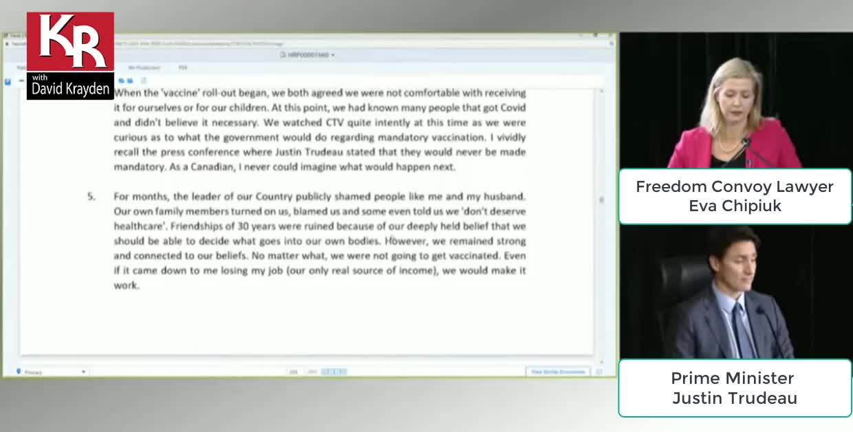 WATCH Trudeau's response re undue hardship govt rules created