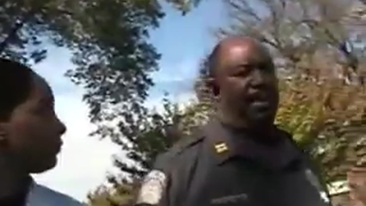 Police Attempt to Halt Free Speech & Freedom of Religion Open Air Preaching with
