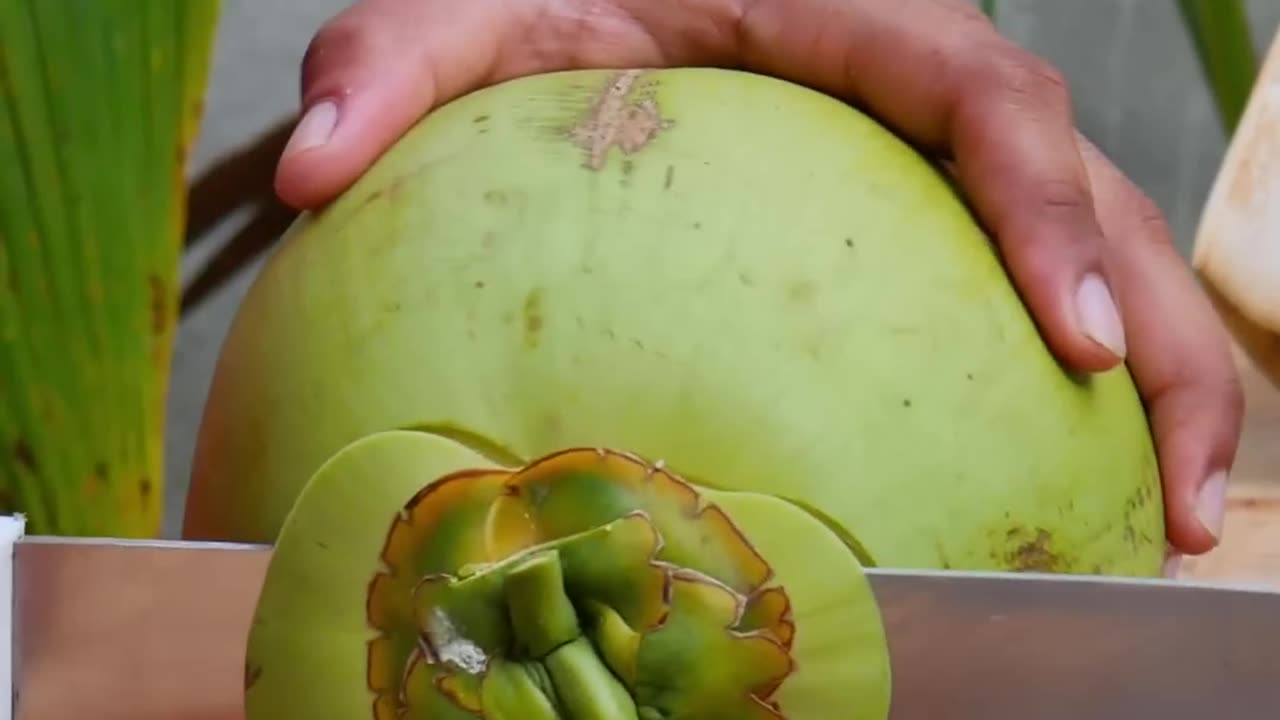 fantastic coconut cutting