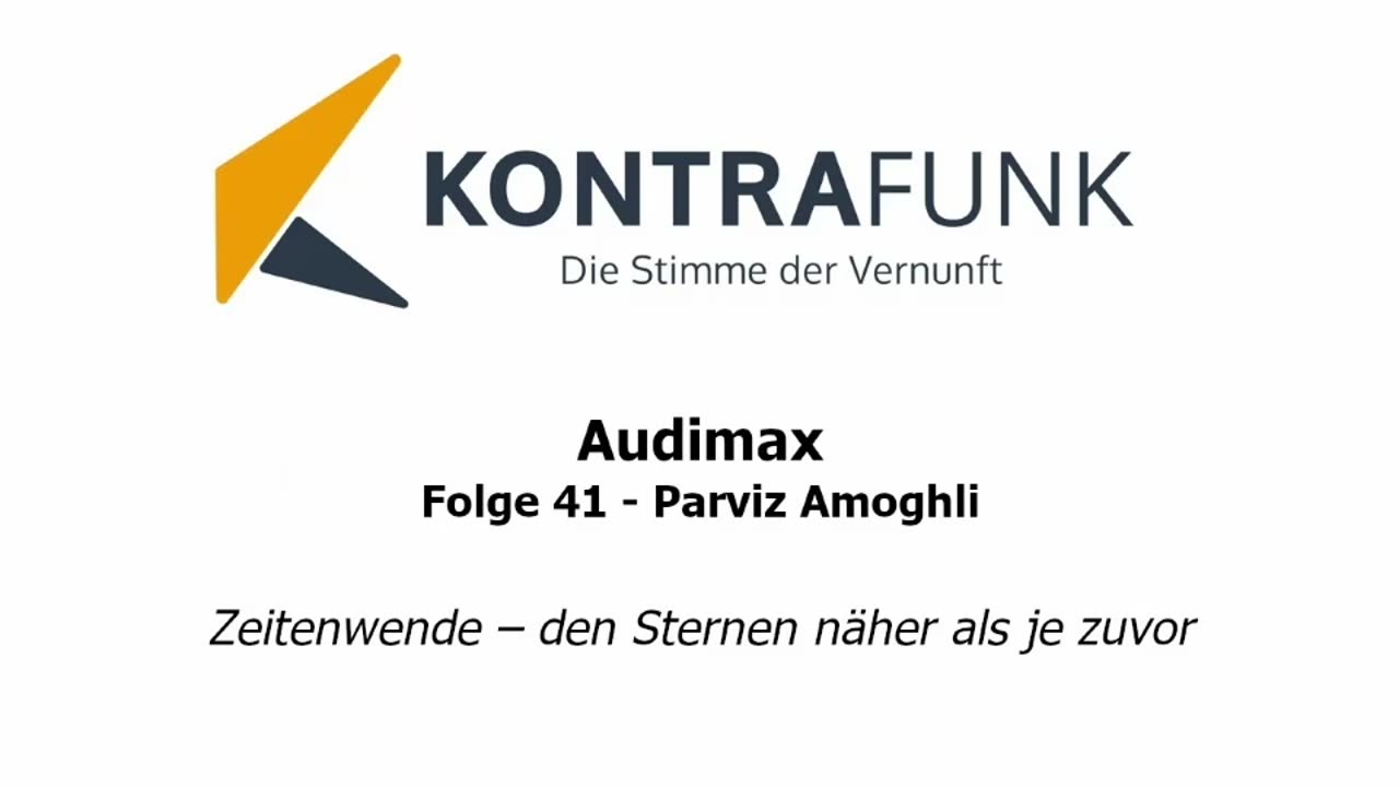 Audimax - Folge 41: Parviz Amoghli: Zeitenwende- den Sternen näher als je zuvor