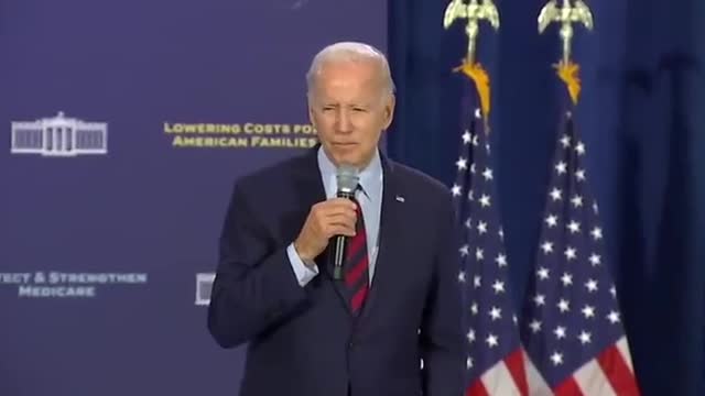 Biden: "Inflation is a worldwide problem right now because of a war in Iraq"