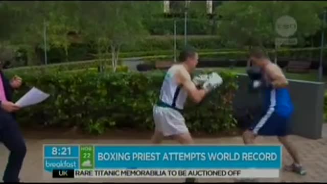 Fighting Fathers Dave & Caine appear on the Channel 10 Breakfast Show