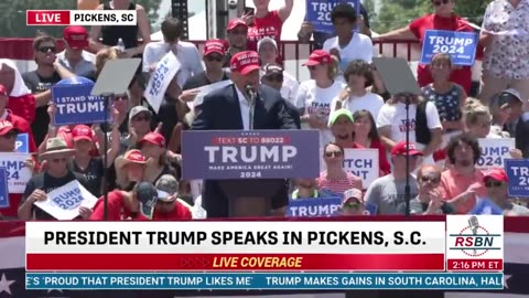 Trump Rally FULL SPEECH: President Donald J. Trump Holds Save America Rally in Pickens, SC 7/1/23