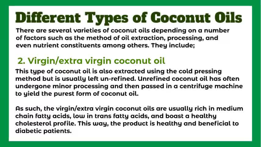 Diabetes and Coconut Oil