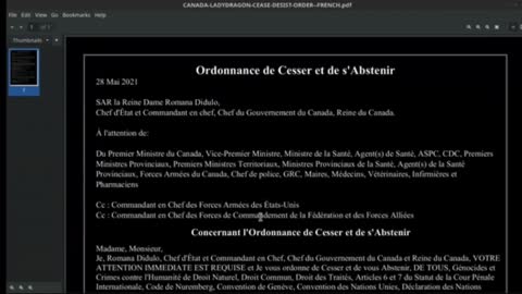 Ordre de cesser../Cease and desist order