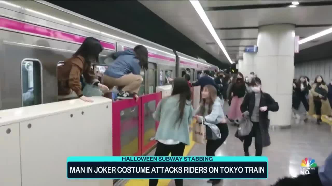 Man In Joker Costume Attacks Riders On Tokyo Train