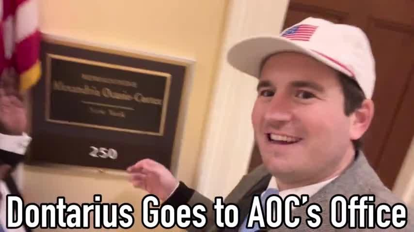 Alex Stein goes to AOC's office 😂