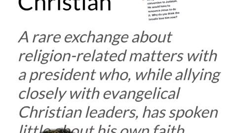 Holy Spirit was at work in Trump
