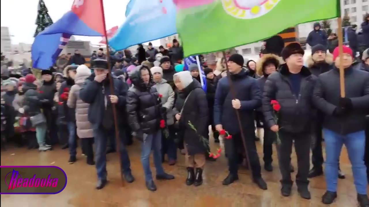 Samarans held a mourning rally in memory of the fallen soldiers in Makiivka