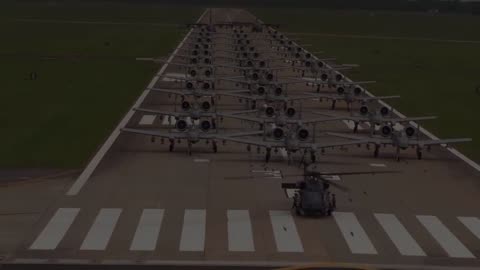 Elephant Walk Formation by A-10 Thunderbolt II